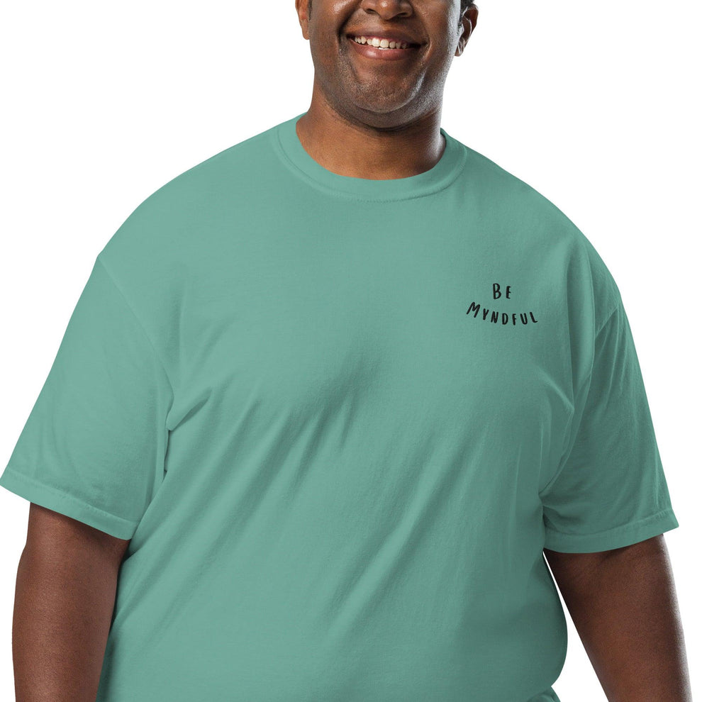 Be Myndful Embroidered Tee - Myndful Apparel