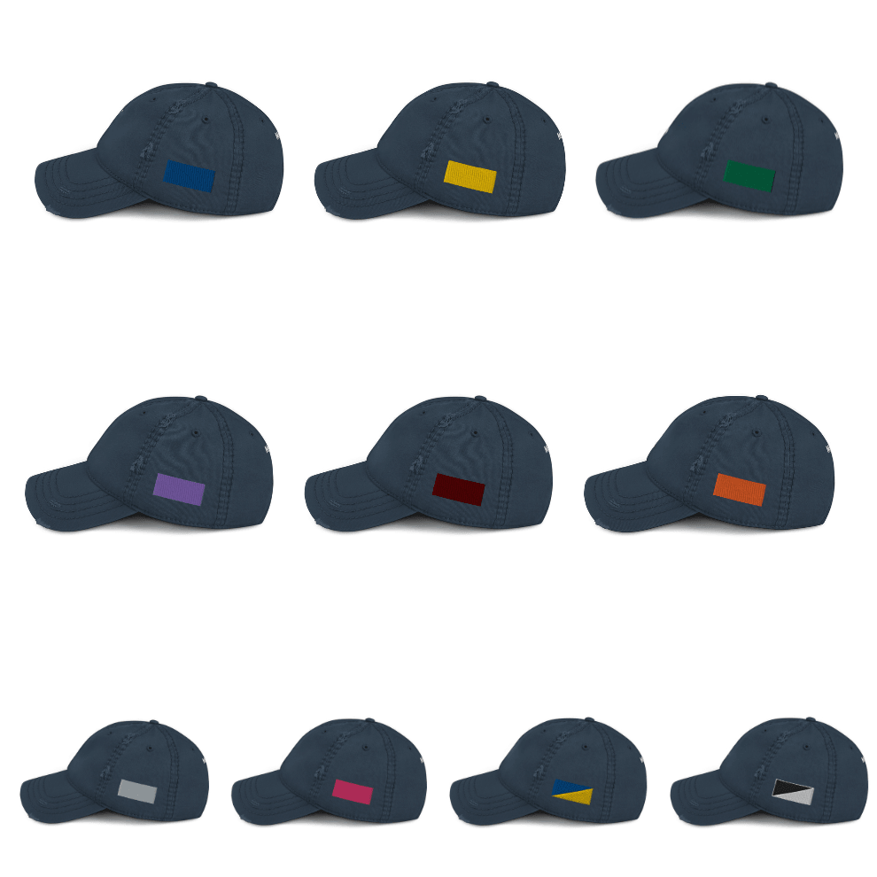 Embracing Chaos Distressed Hat - Myndful Apparel