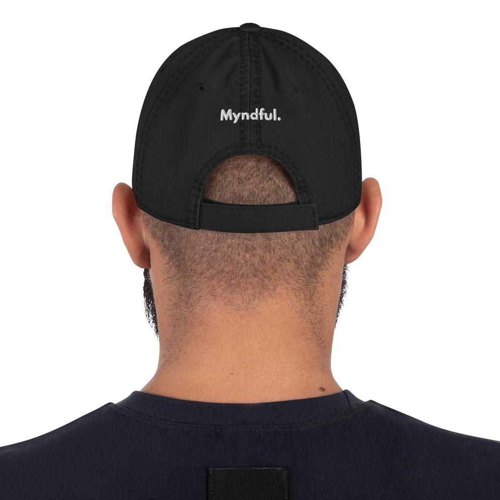 Inhale Exhale Distressed Hat - Myndful Apparel