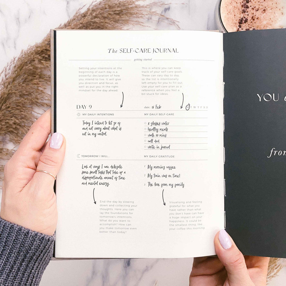 Self-Care Journal Almond - Myndful Apparel